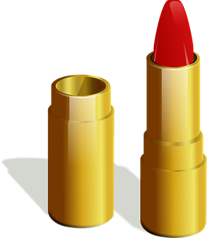 Red Lipstick Open Container PNG Image