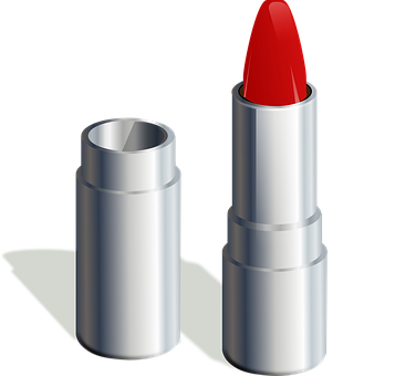 Red Lipstick Vector Illustration PNG Image