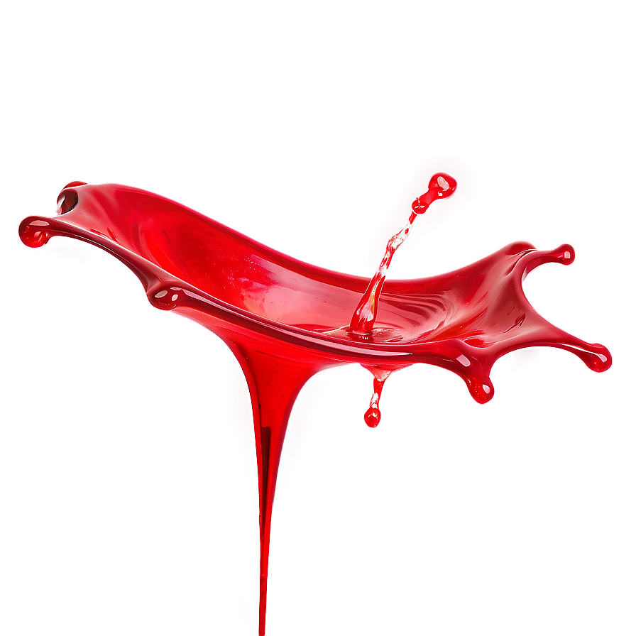 Red Liquid Splash Png 29 PNG Image