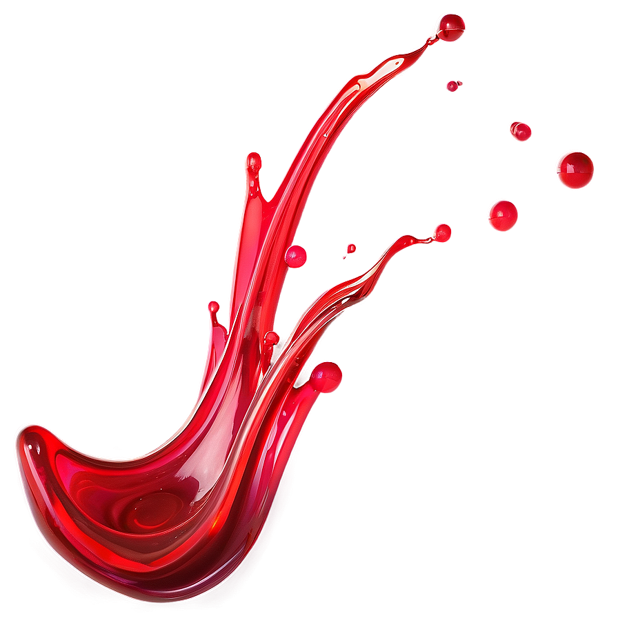 Red Liquid Splash Png Jju PNG Image