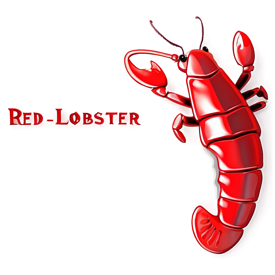 Red Lobster Graphic Design Png 06242024 PNG Image