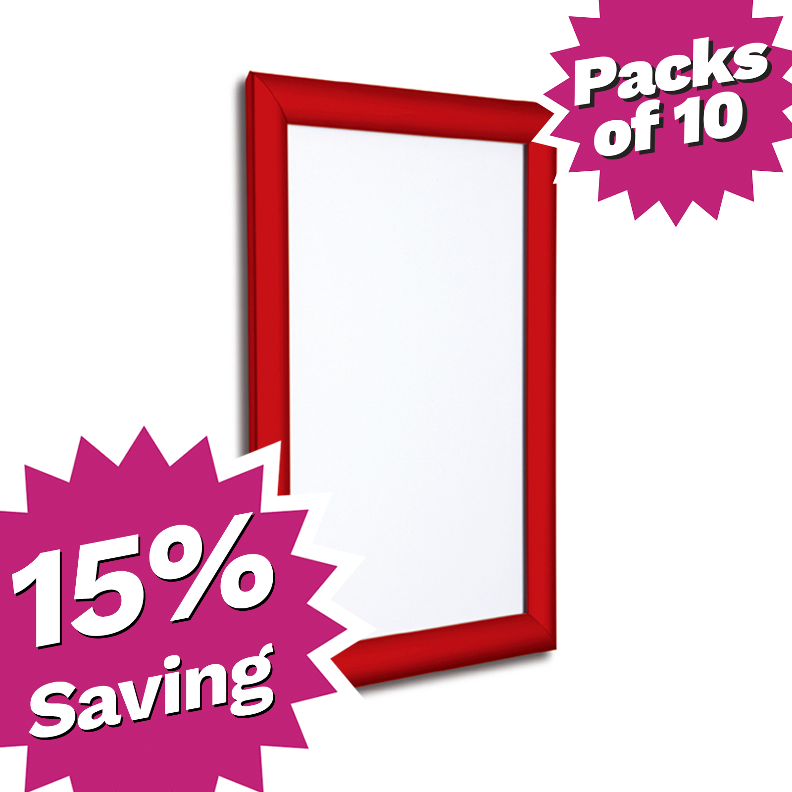 Red Love Frame Discount Promotion PNG Image