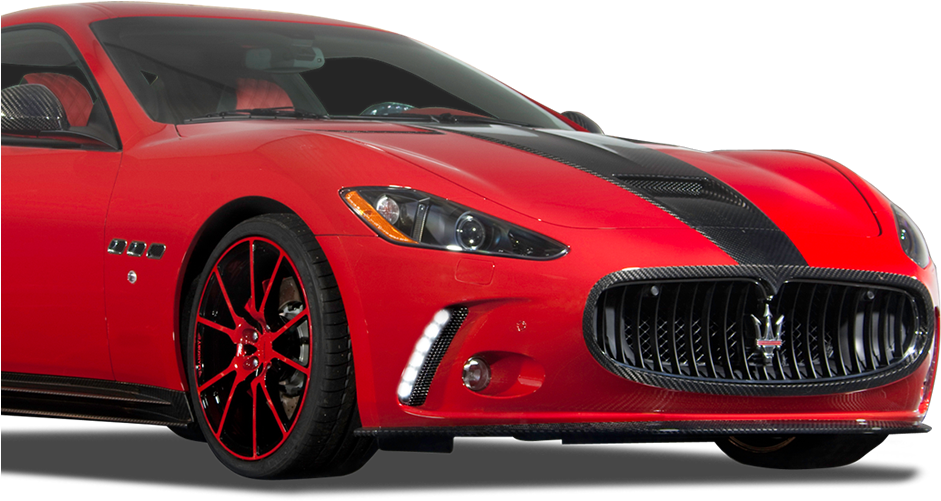 Red Maserati Gran Turismo Sport Coupe PNG Image