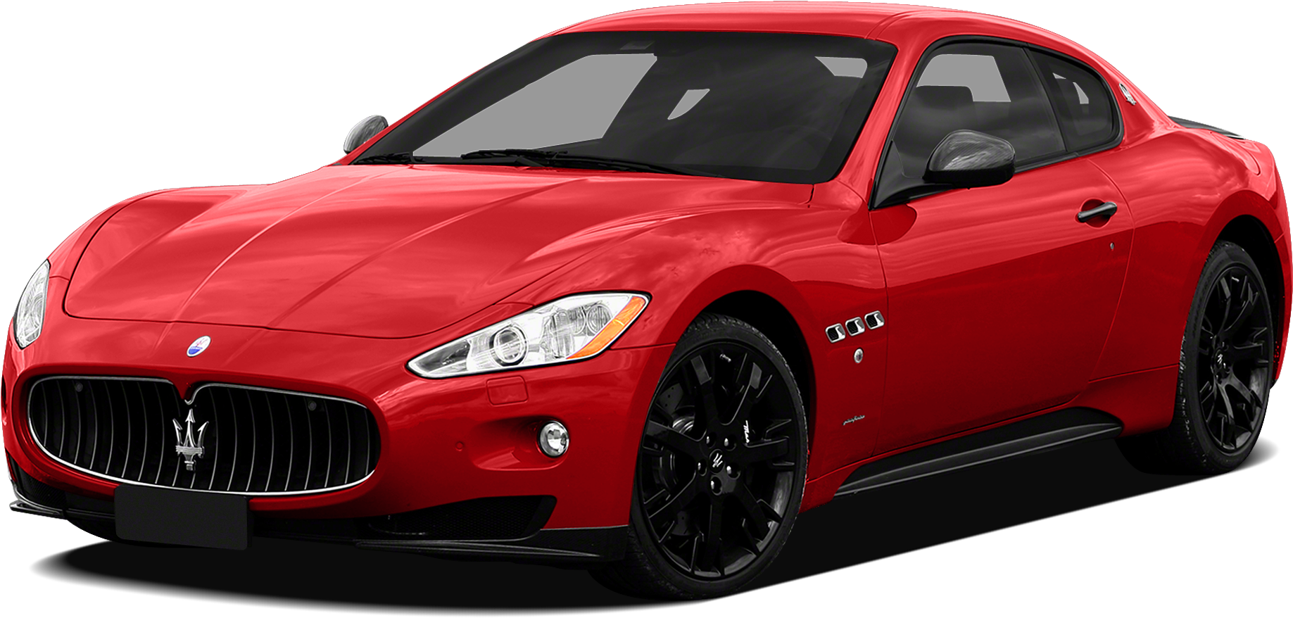 Red Maserati Gran Turismo Sports Car PNG Image