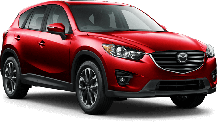 Red Mazda Crossover S U V PNG Image