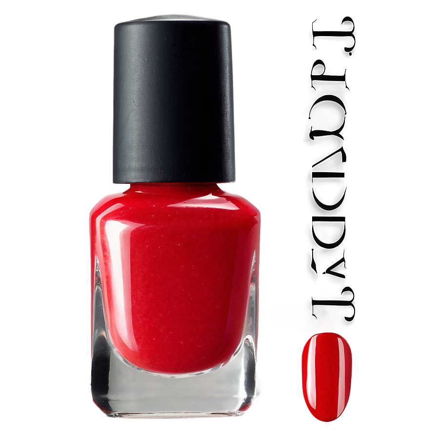 Red Nail Polish Png 05252024 PNG Image