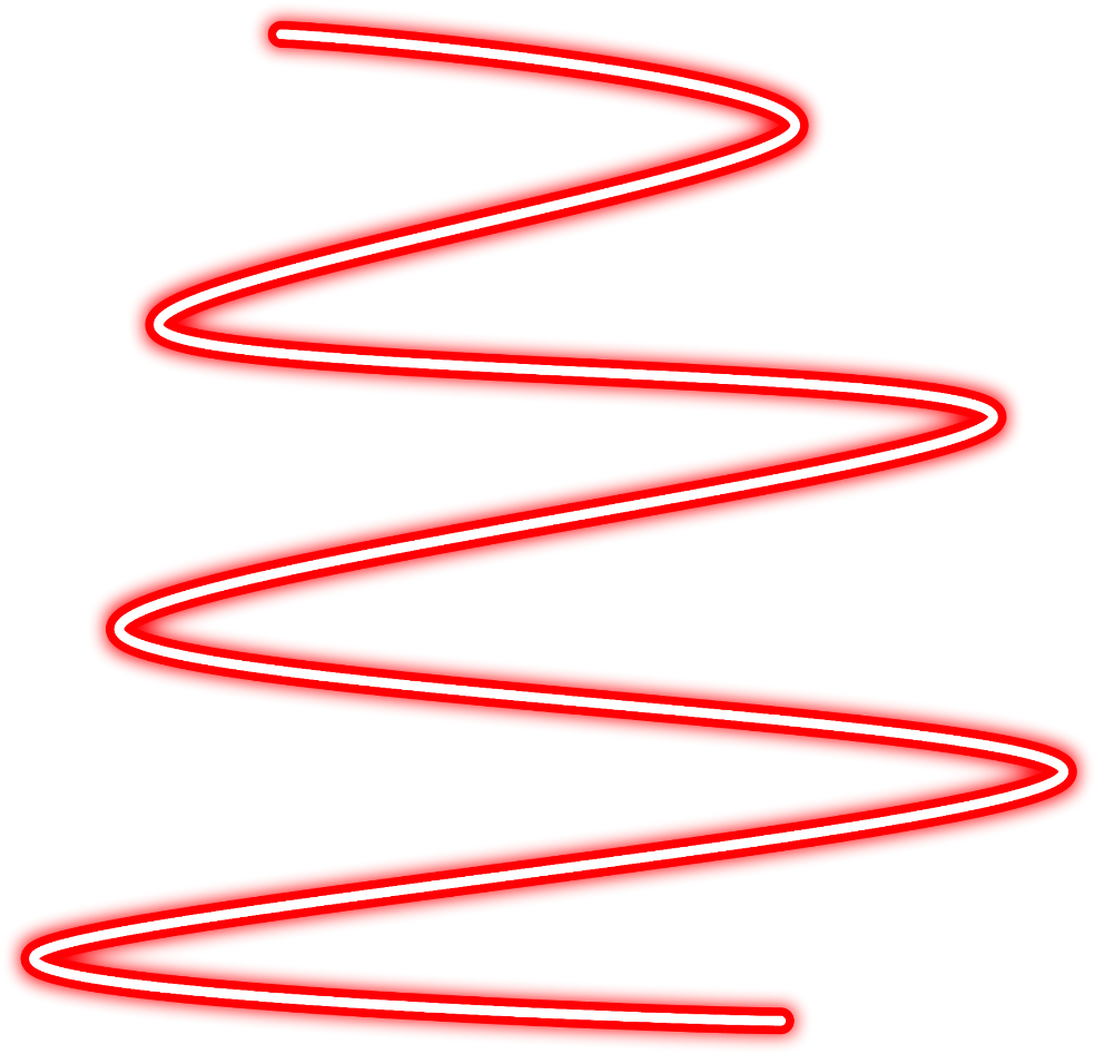 Red Neon Spiralon Dark Background PNG Image