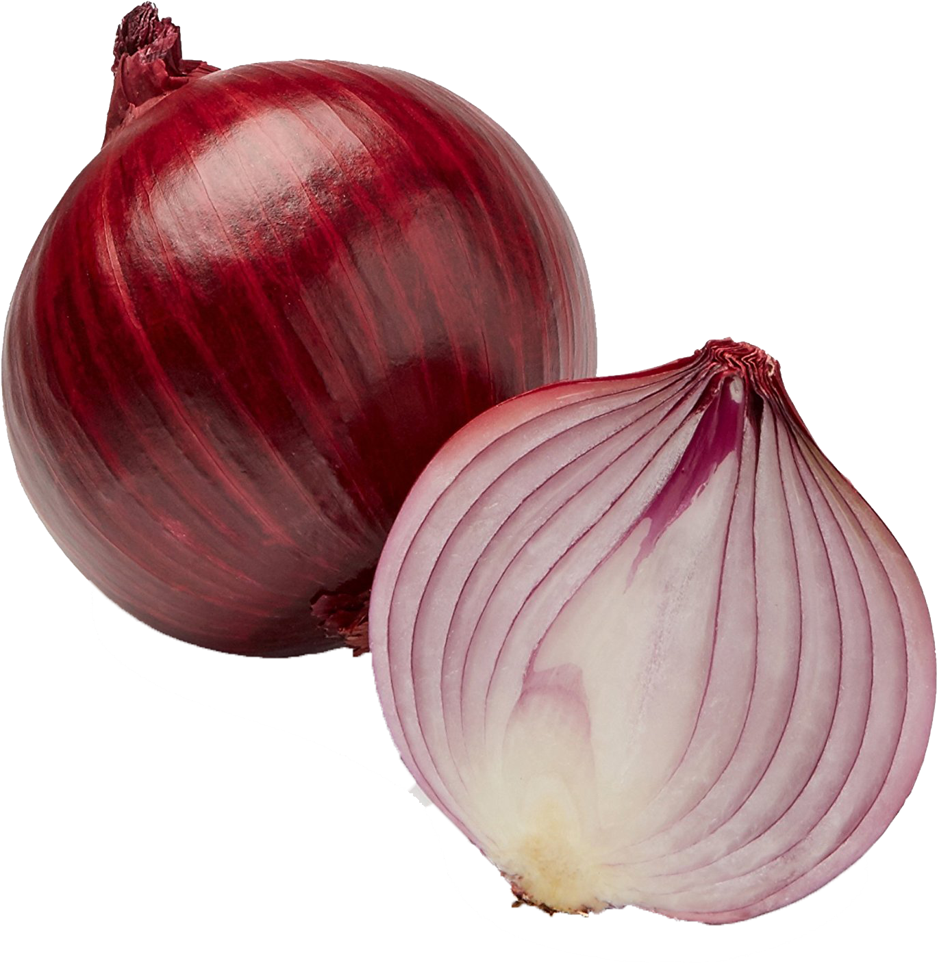 Red Onionand Half Cut PNG Image