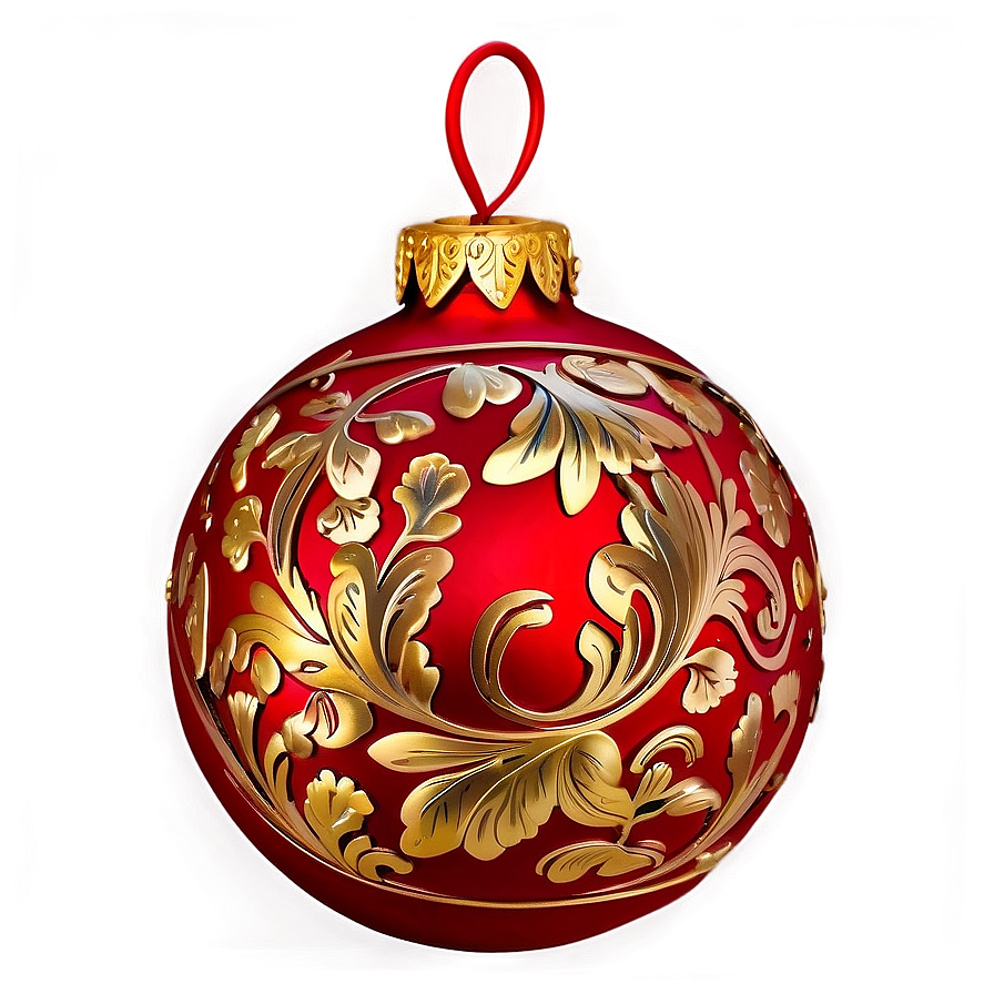 Red Ornament Design Png Cyf17 PNG Image