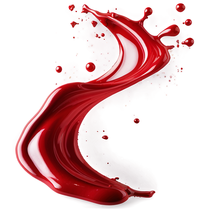 Red Paint Splash Png Klu28 PNG Image