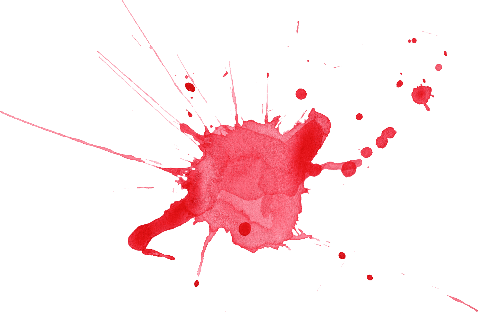 Red Paint Splatter Texture PNG Image