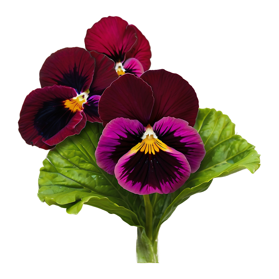 Red Pansy Png Gmk PNG Image