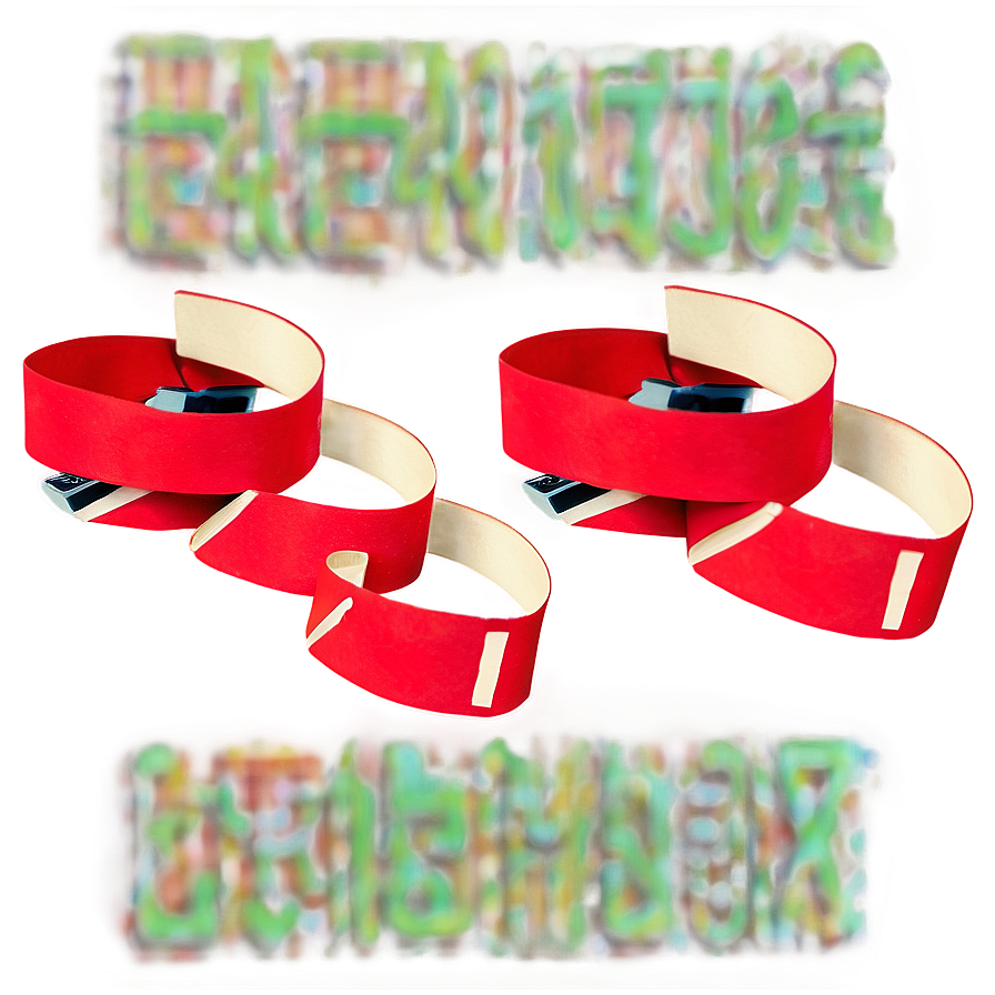 Red Paper Tape Png 48 PNG Image