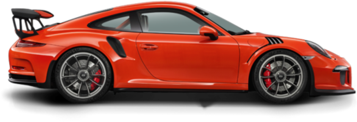 Red Porsche911 G T3 Side View PNG Image