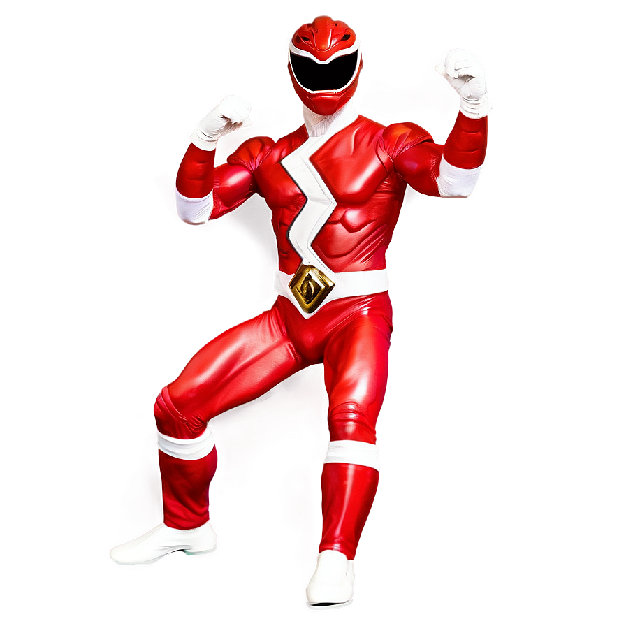 Red Power Ranger Morphing Png 97 PNG Image