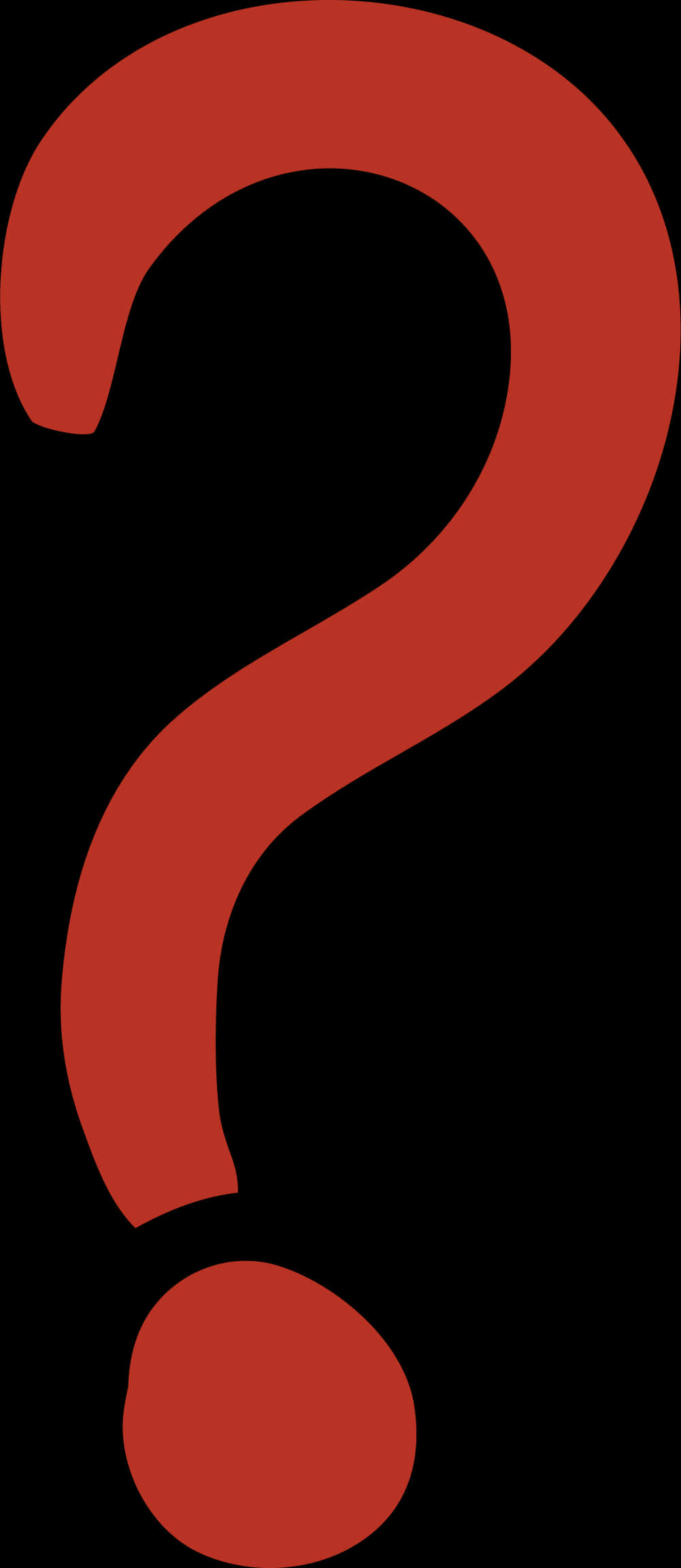 Red Question Mark Clipart PNG Image