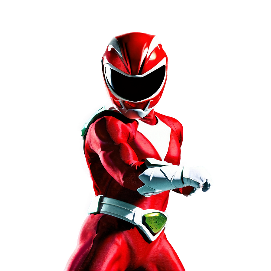 Red Ranger In Battle Mode Png 06292024 PNG Image