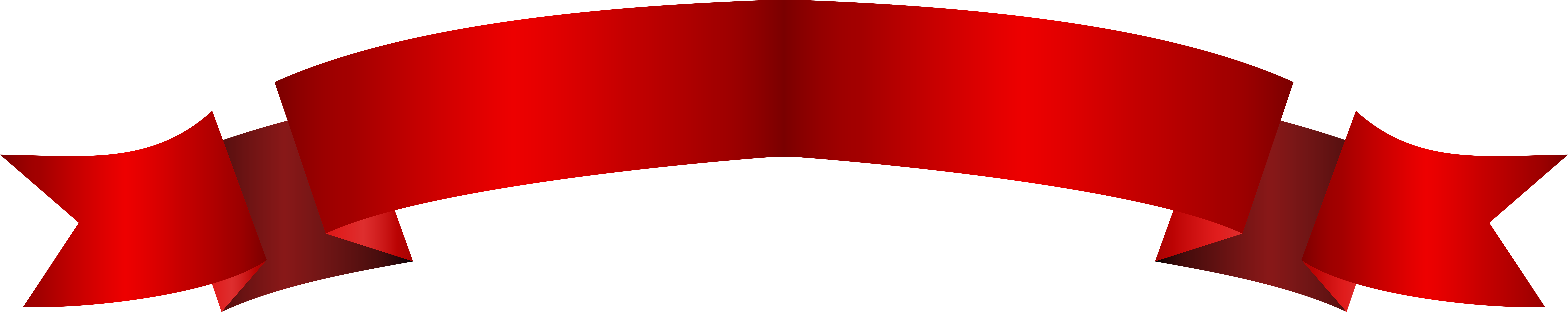 Red Ribbon Banner Graphic PNG Image