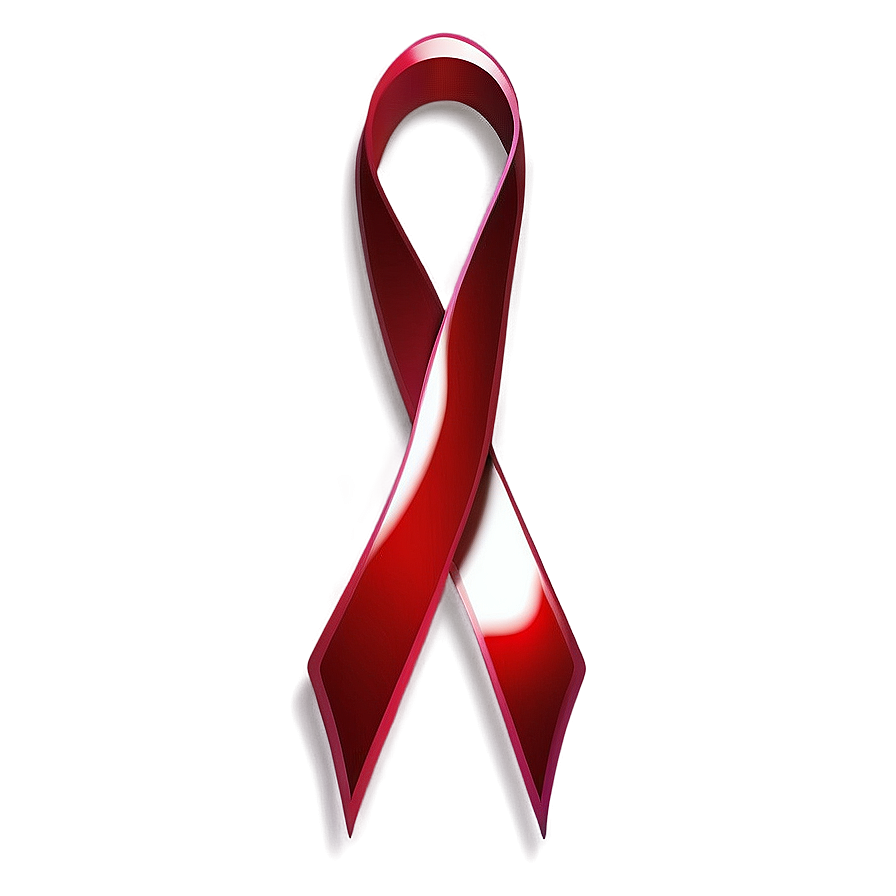 Red Ribbon For Cancer Awareness Png Xbr21 PNG Image