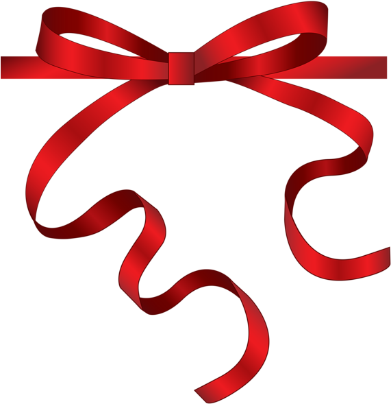 Red Ribbon Graphic PNG Image