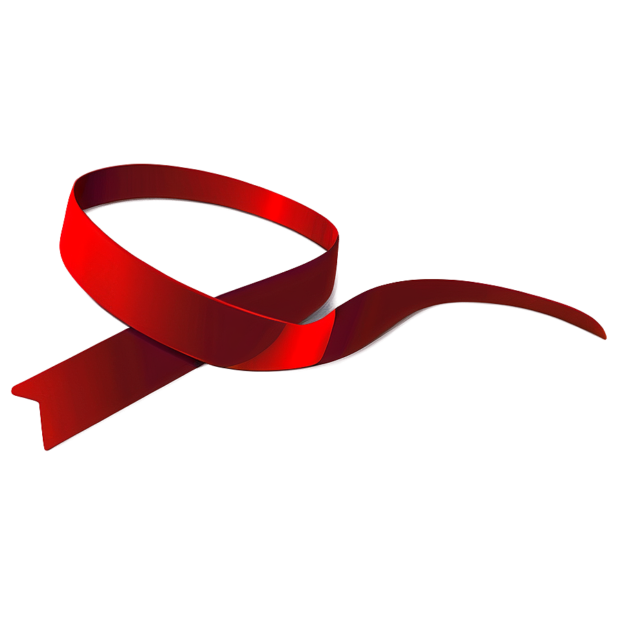 Red Ribbon Heart Png 05252024 PNG Image