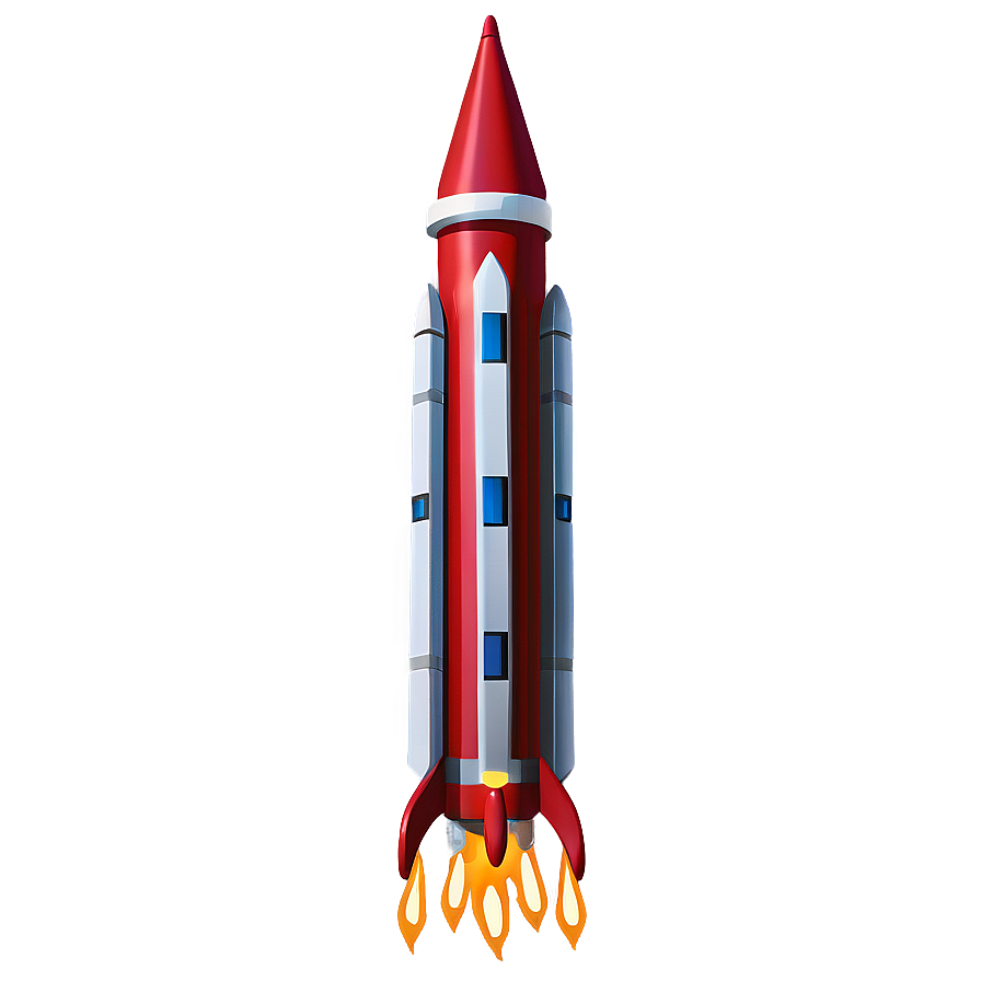 Red Rocket Png Kps37 PNG Image