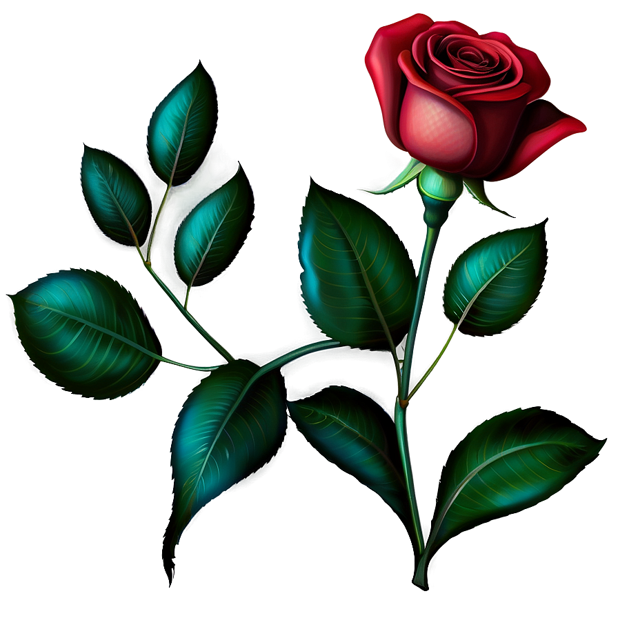 Red Rose Garden Png Vic78 PNG Image