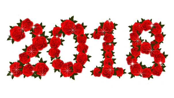 Red Rose Love Text Graphic PNG Image