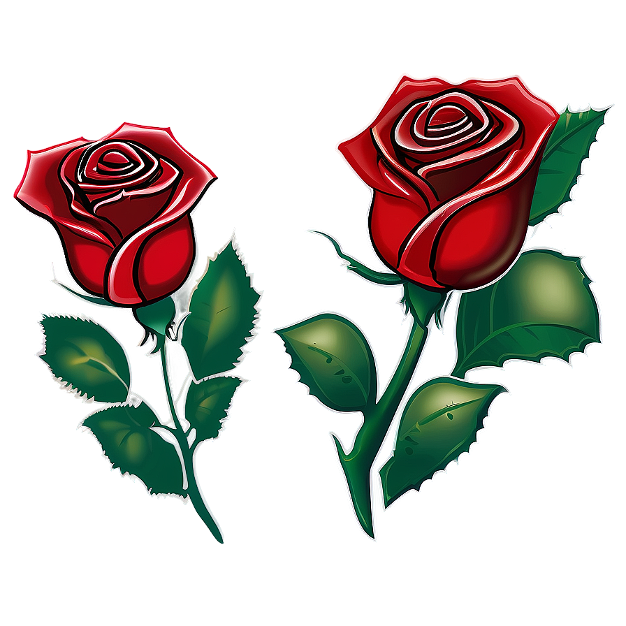 Red Rose Outline Png 05242024 PNG Image