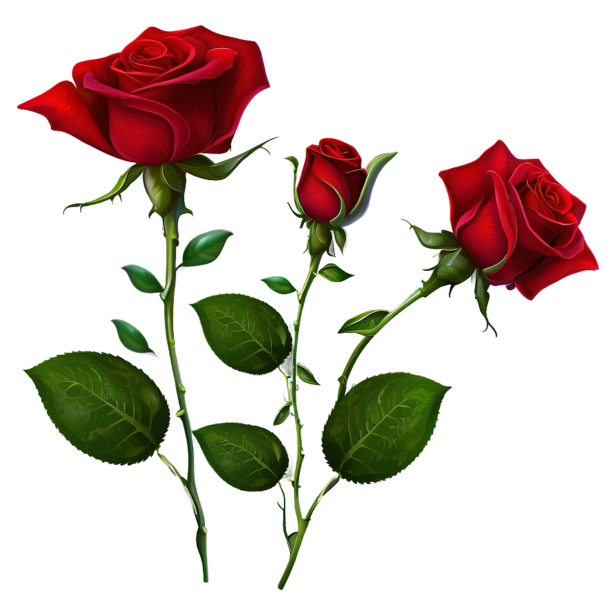 Red Rose Petals Png 86 PNG Image