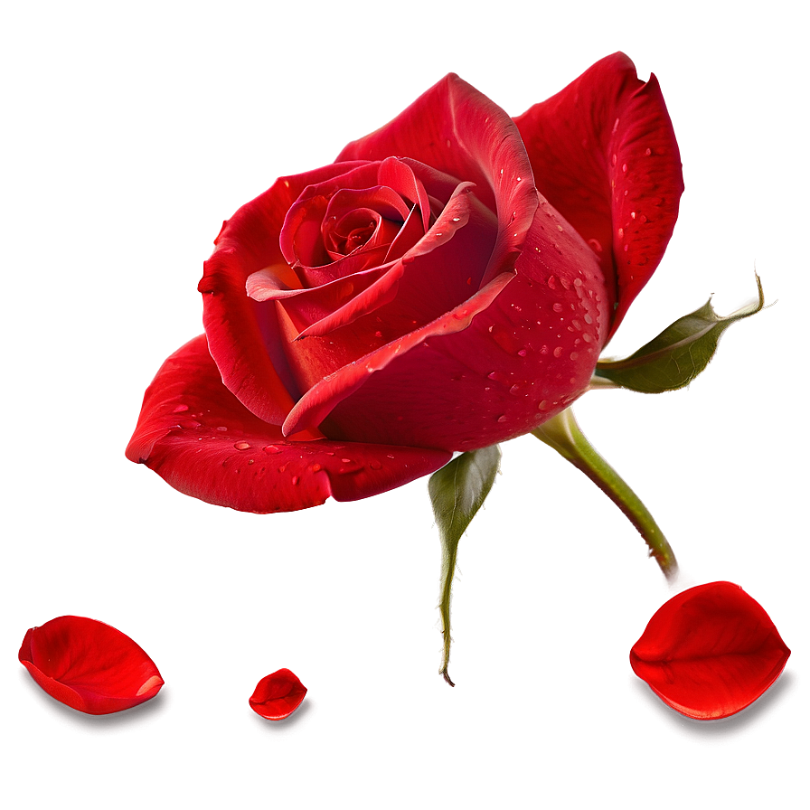 Red Rose Petals Png Cuf95 PNG Image