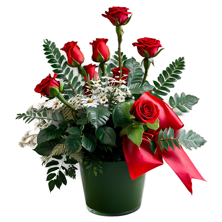 Red Roses Arrangement Png 16 PNG Image