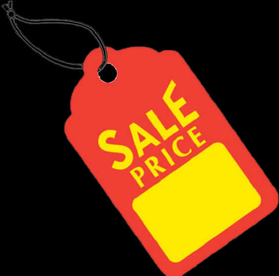 Red Sale Price Tag PNG Image