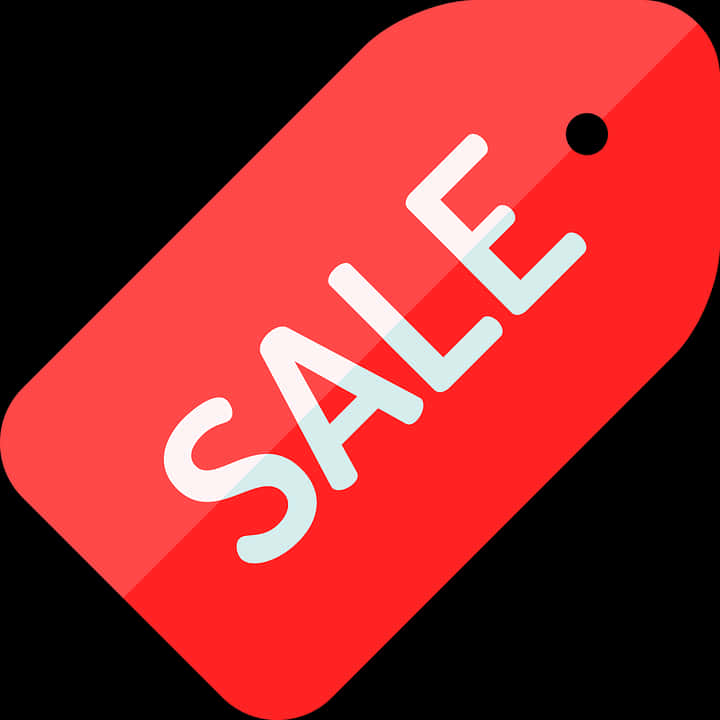 Red Sale Tag Vector PNG Image