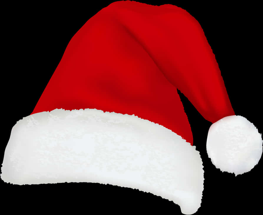 Red Santa Claus Hat Isolated PNG Image