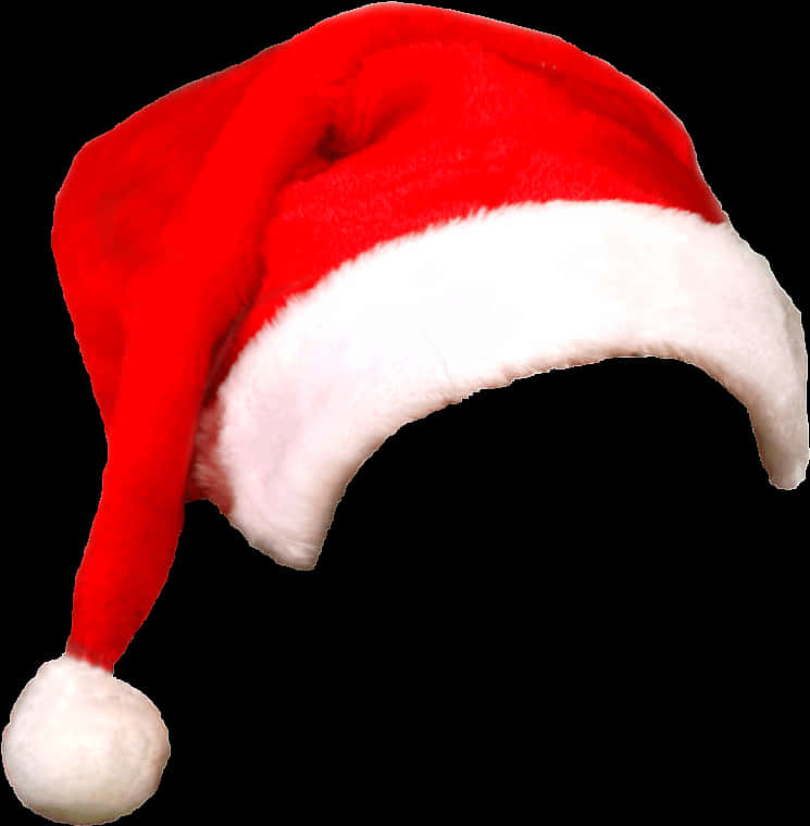 Red Santa Claus Hat Isolated PNG Image