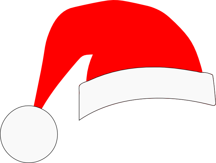 Red Santa Hat Cartoon Style.png PNG Image