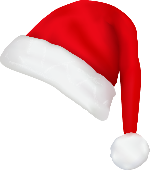 Red Santa Hat Transparent Background PNG Image