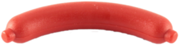 Red Sausage Isolated.png PNG Image