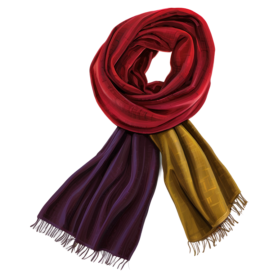 Red Scarf Png Wrm PNG Image