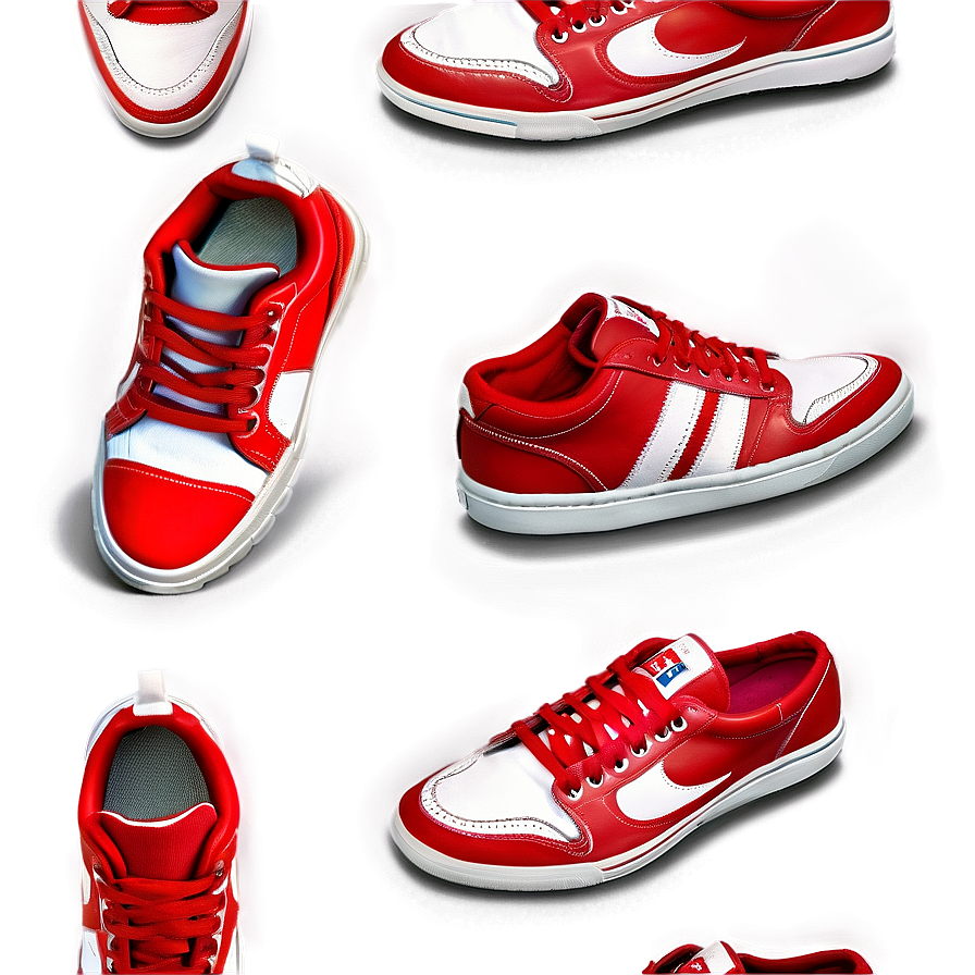 Red Sneakers Png Sfa16 PNG Image