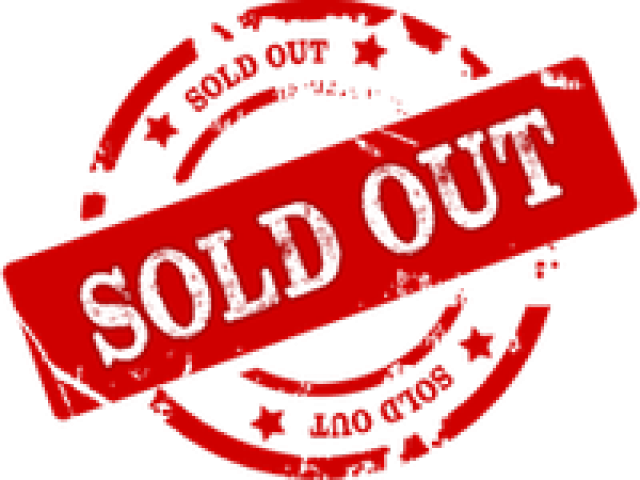 Red Sold Out Stamp PNG Image