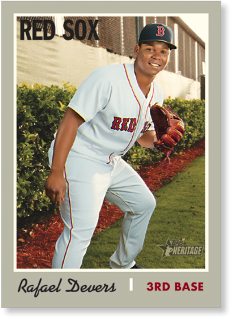 Red Sox Player Baseball Card PNG Image