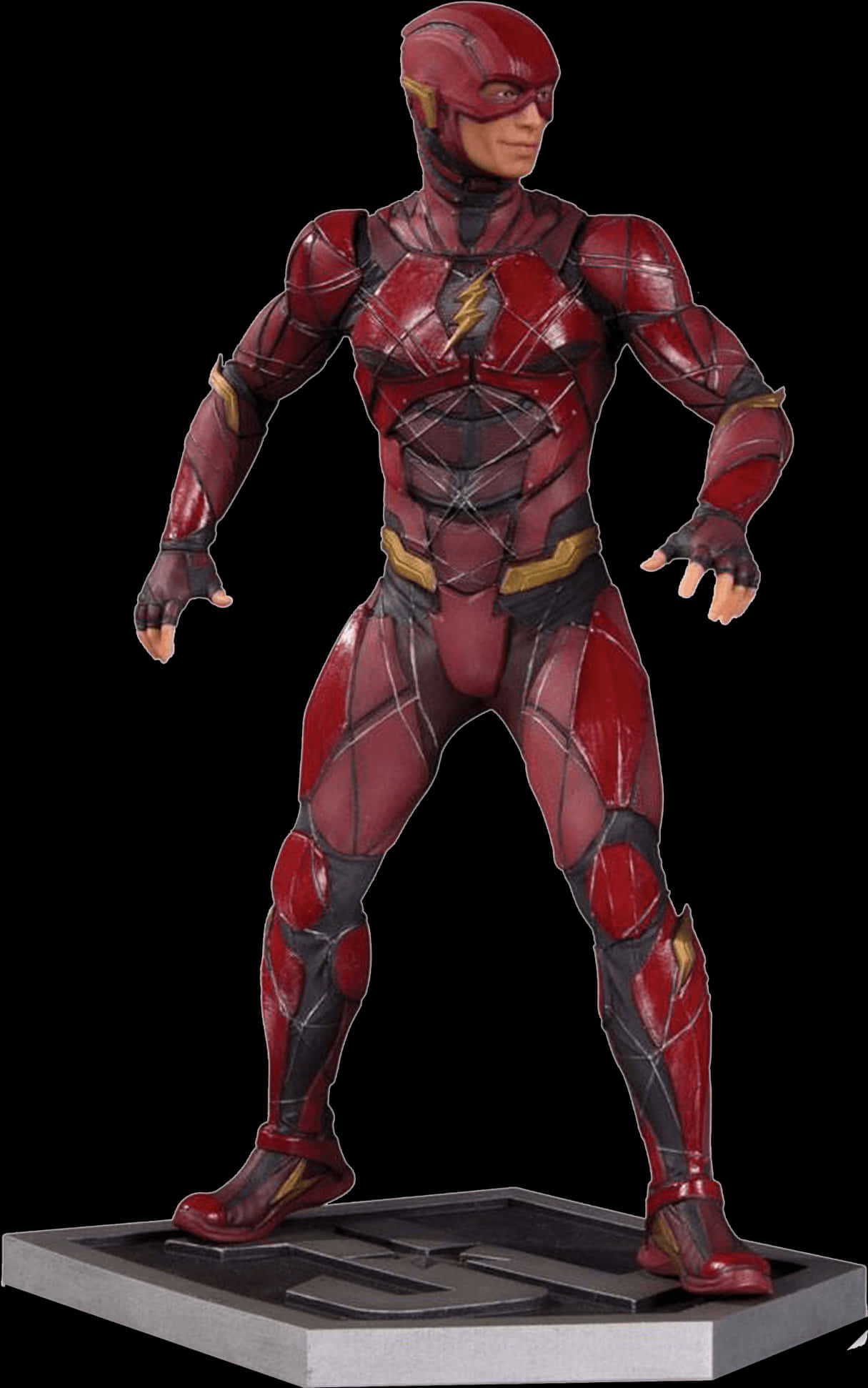 Red Speedster Action Figure PNG Image