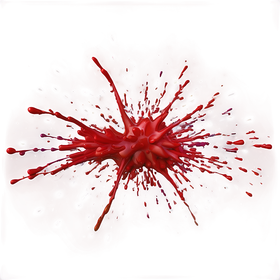 Red Splash Effect Png 60 PNG Image