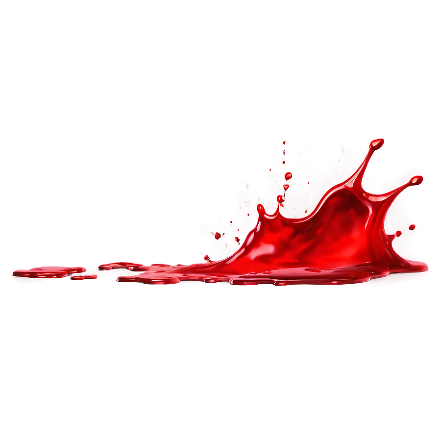 Red Splash Illustration Png Rls23 PNG Image