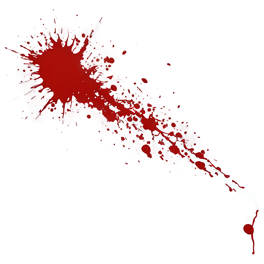 Red Splatter A PNG Image