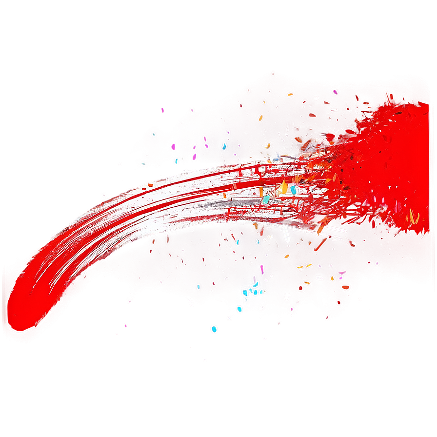 Red Splatter Brush Stroke Png Rpo61 PNG Image