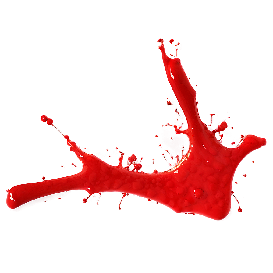 Red Splatter On White Png 47 PNG Image