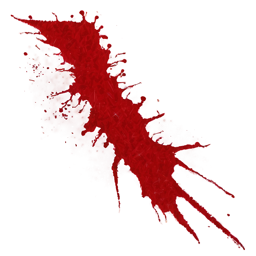 Red Splatter Outline Png 74 PNG Image